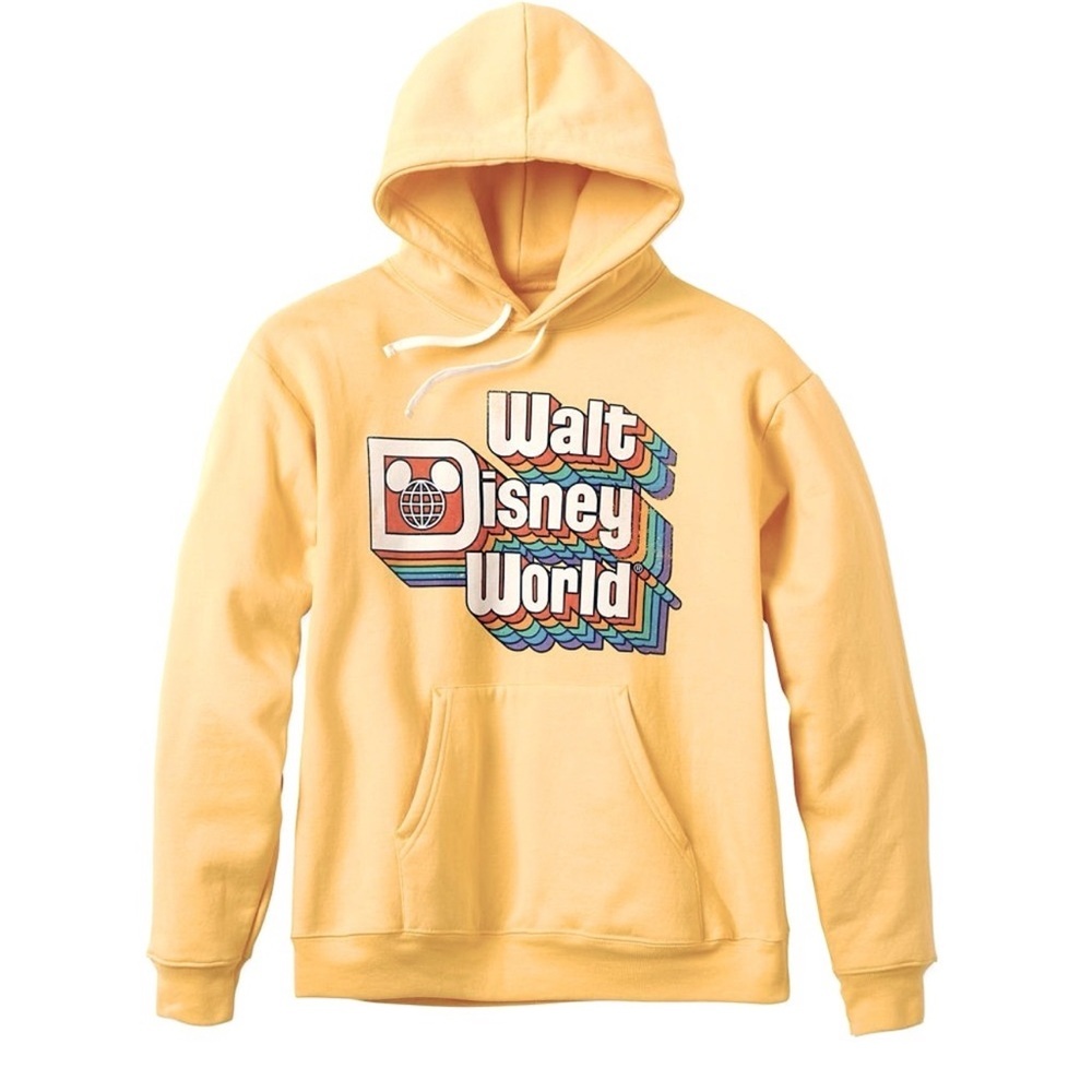 Disney Yellow Hoodie Sweatshirt 50th Anniversary Sweatshirt Walt Disney World